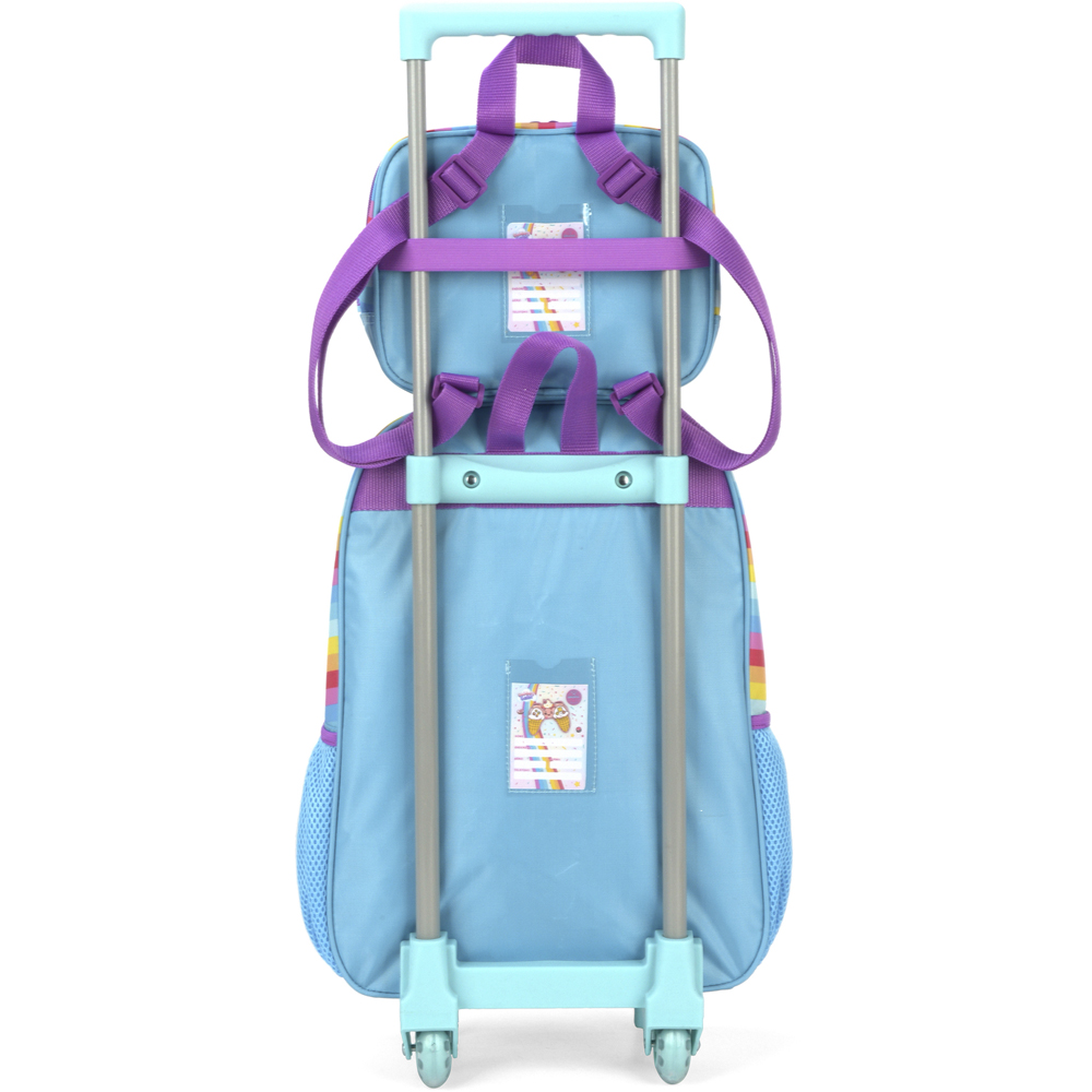 Kit Mochila de Rodinhas Lancheira Luxcel Up4You Game Azul - Nuvem de ...