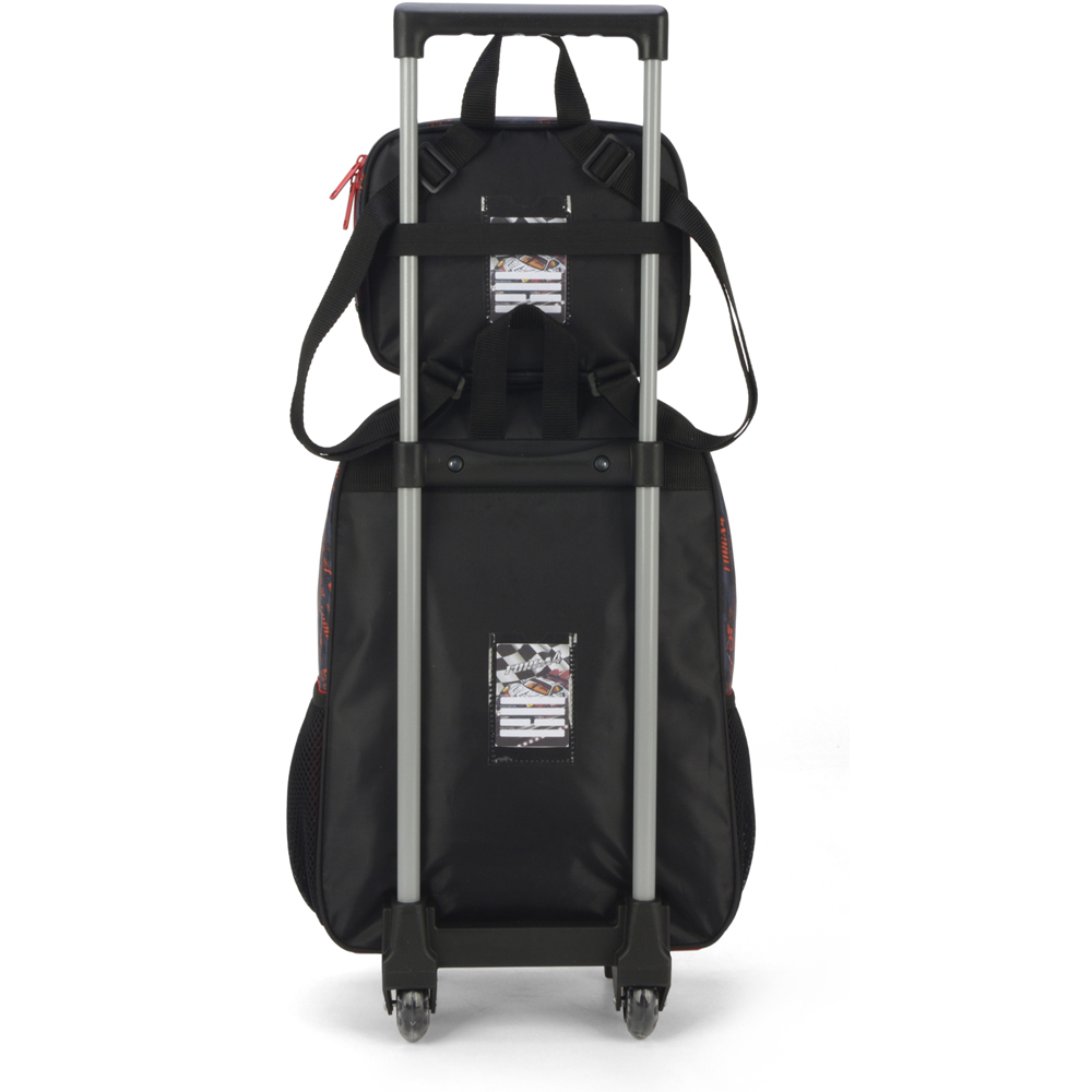 Kit Mochila de Rodinhas Lancheira Luxcel Força 4 Vermelho - Nuvem de ...