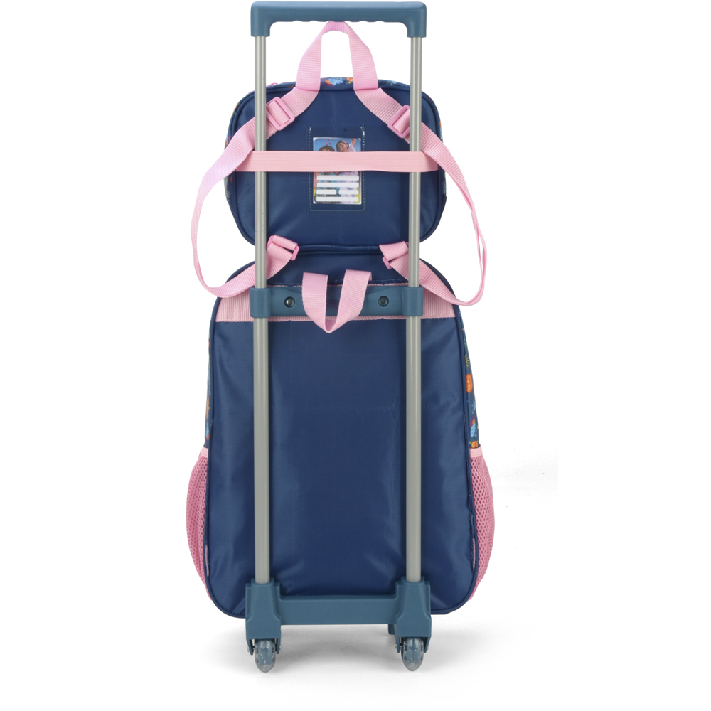 Kit Mochila de Rodinhas Lancheira Luxcel Encanto Verde - Nuvem de Algodão