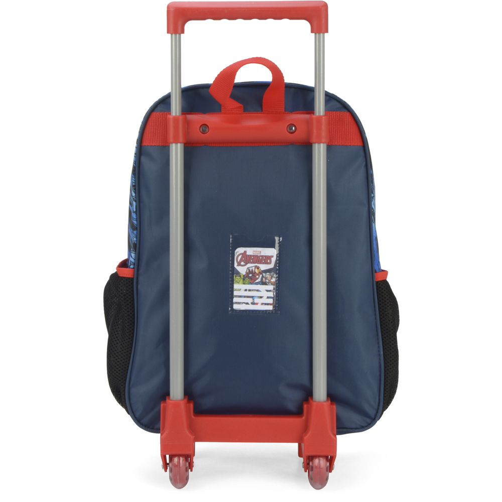 Kit Mochila de Rodinhas e Lancheira Luxcel Avengers Azul - Nuvem de Algodão