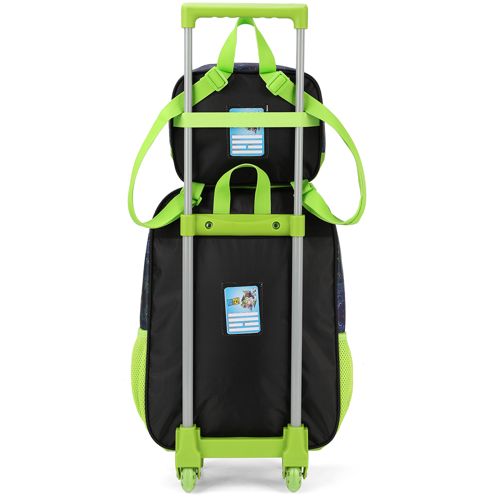 Kit Mochila Rodinhas Lancheira Luxcel Teen Titas Go Verde - Nuvem de ...