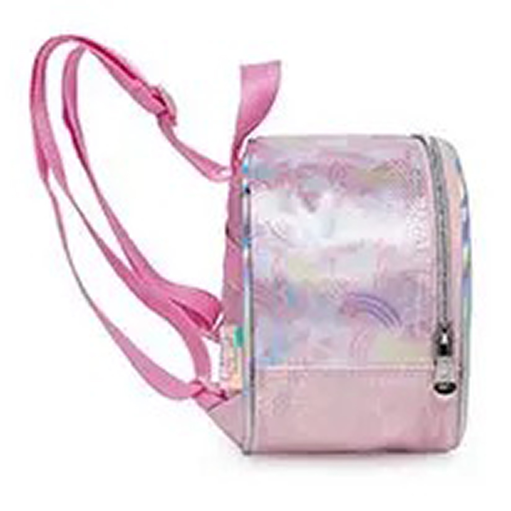 Kit Mochila De Rodinhas E Lancheira Pack Me Sweet Uni Rosa Nuvem De Algodão Kit Mochila De Rodinhas E Lancheira Pack Me Sweet Uni Rosa Nuvem De Algodão