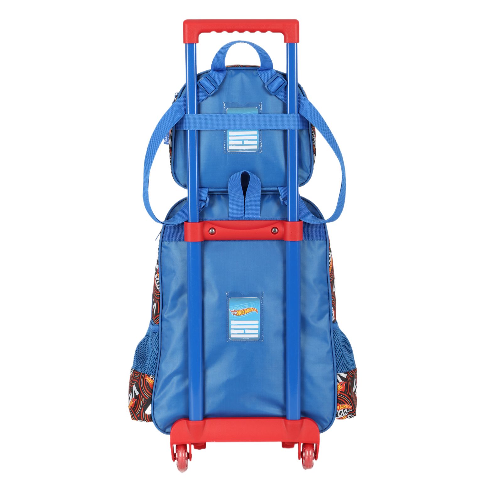Kit Mochila Rodinhas Lancheira Luxcel Hotwheels Vermelho Vro - Nuvem de ...