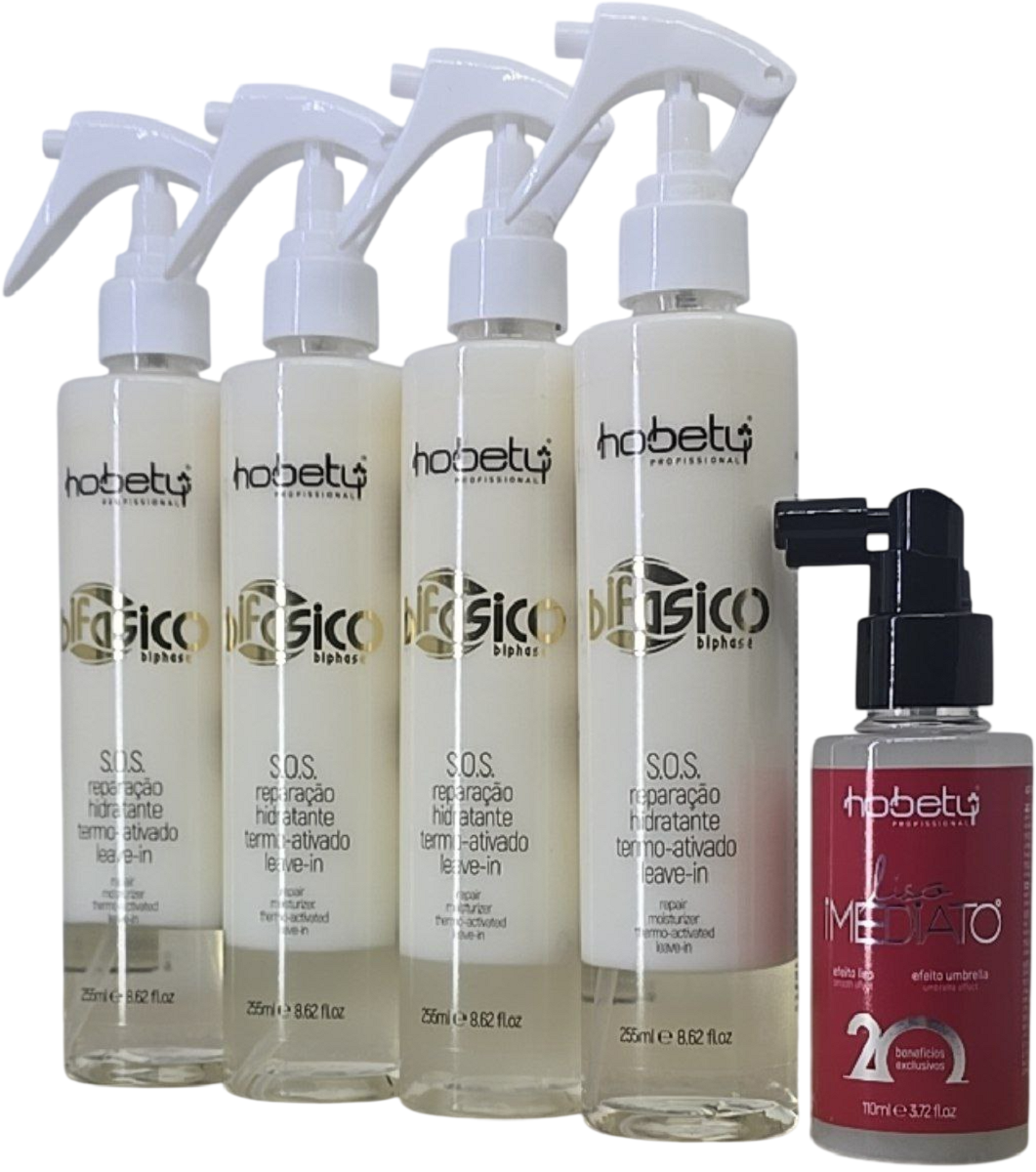 Mini Leave In Kit 4 Leave In Bifasico 1 mini Leave in Liso Imediato Brinde - Cavier ...