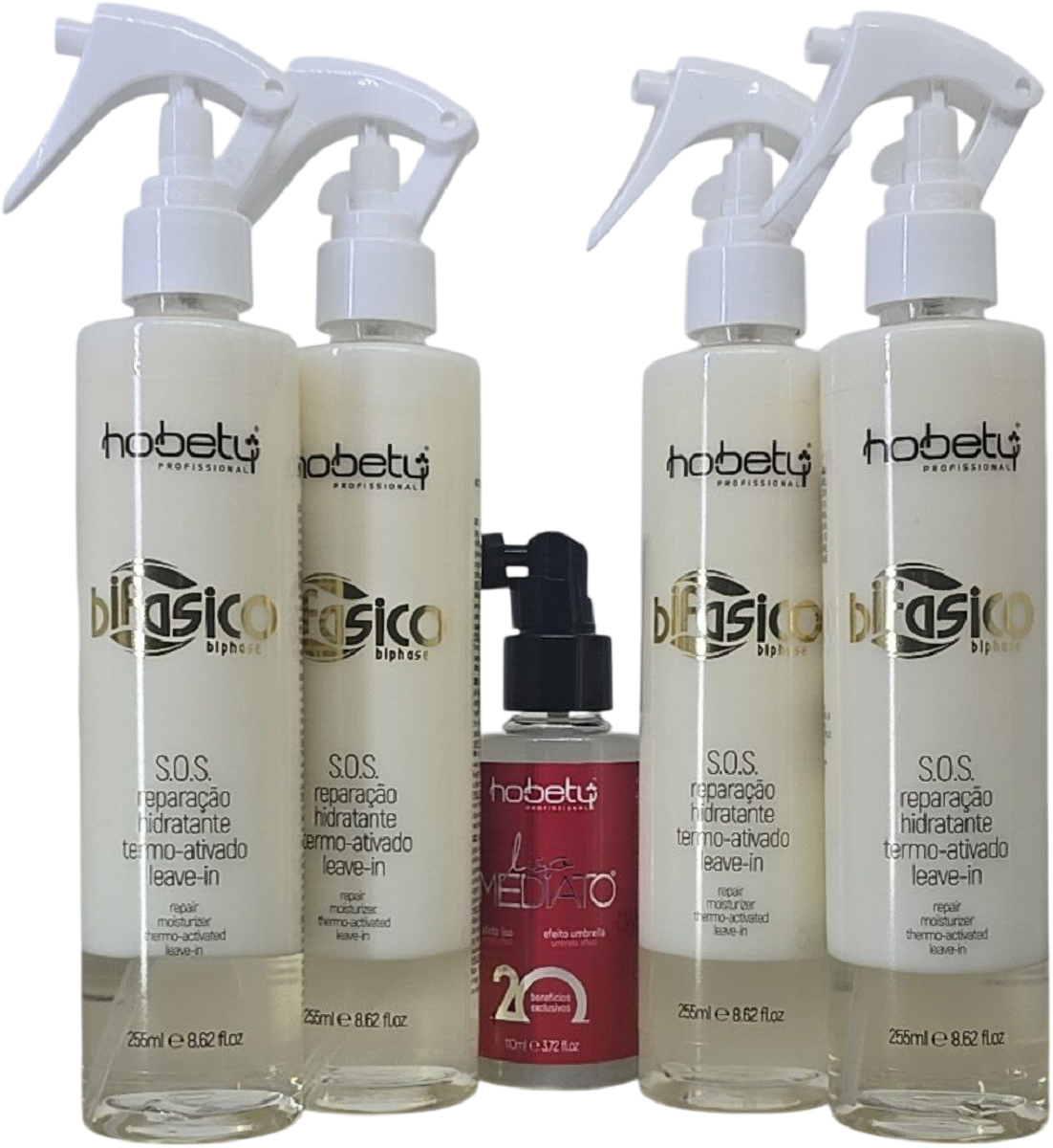 Mini Leave In Kit 4 Leave In Bifasico 1 mini Leave in Liso Imediato Brinde - Cavier ...