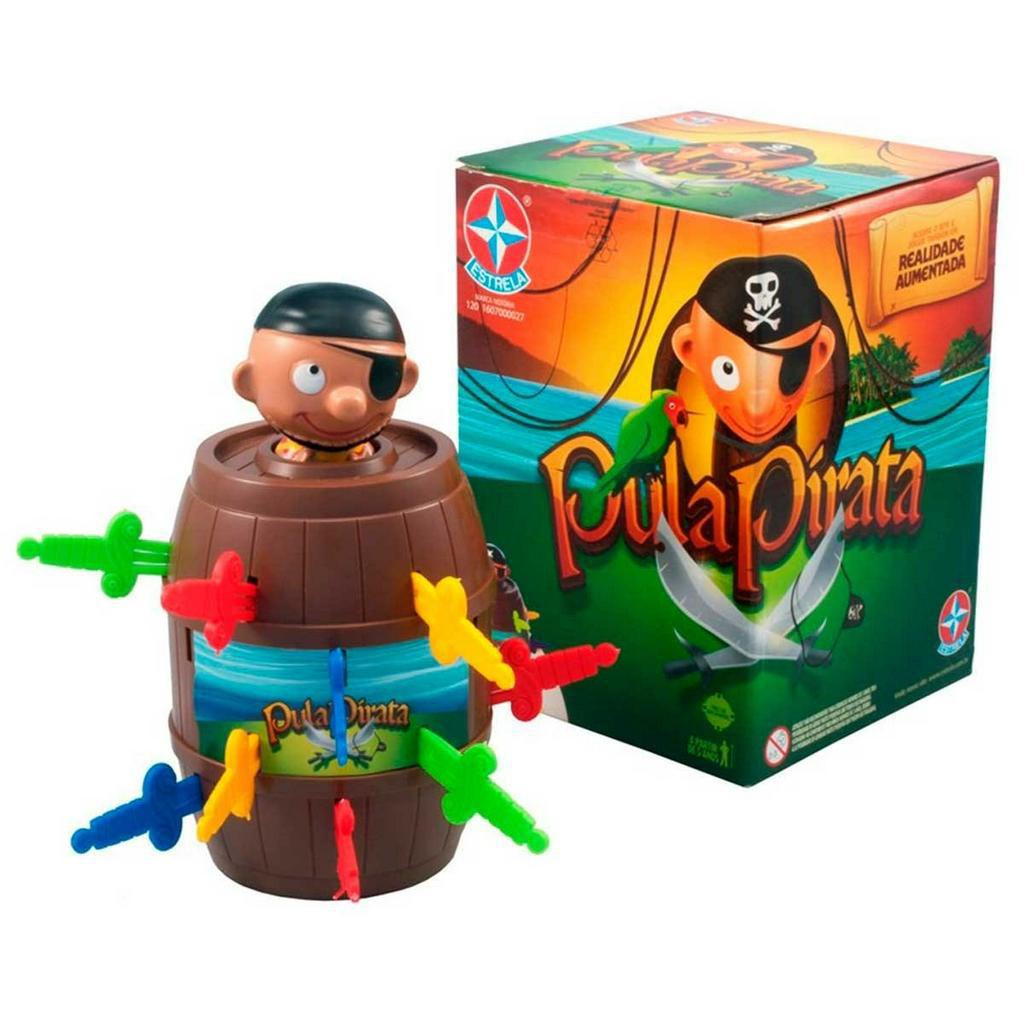 Jogo Brinquedo Para Família Pula Pirata - Estrela - Miko Toys