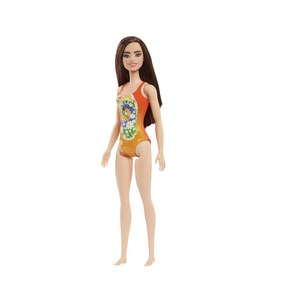 Boneca Barbie Morena Roupa de Praia