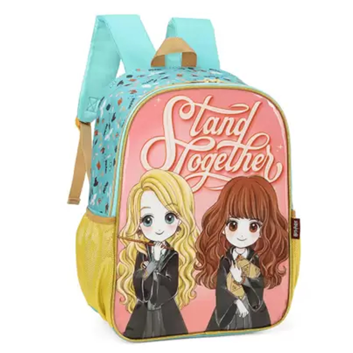 Mochila Escolar de Costa Feminina Harry Potter Lux Cel - Palufe Presentes
