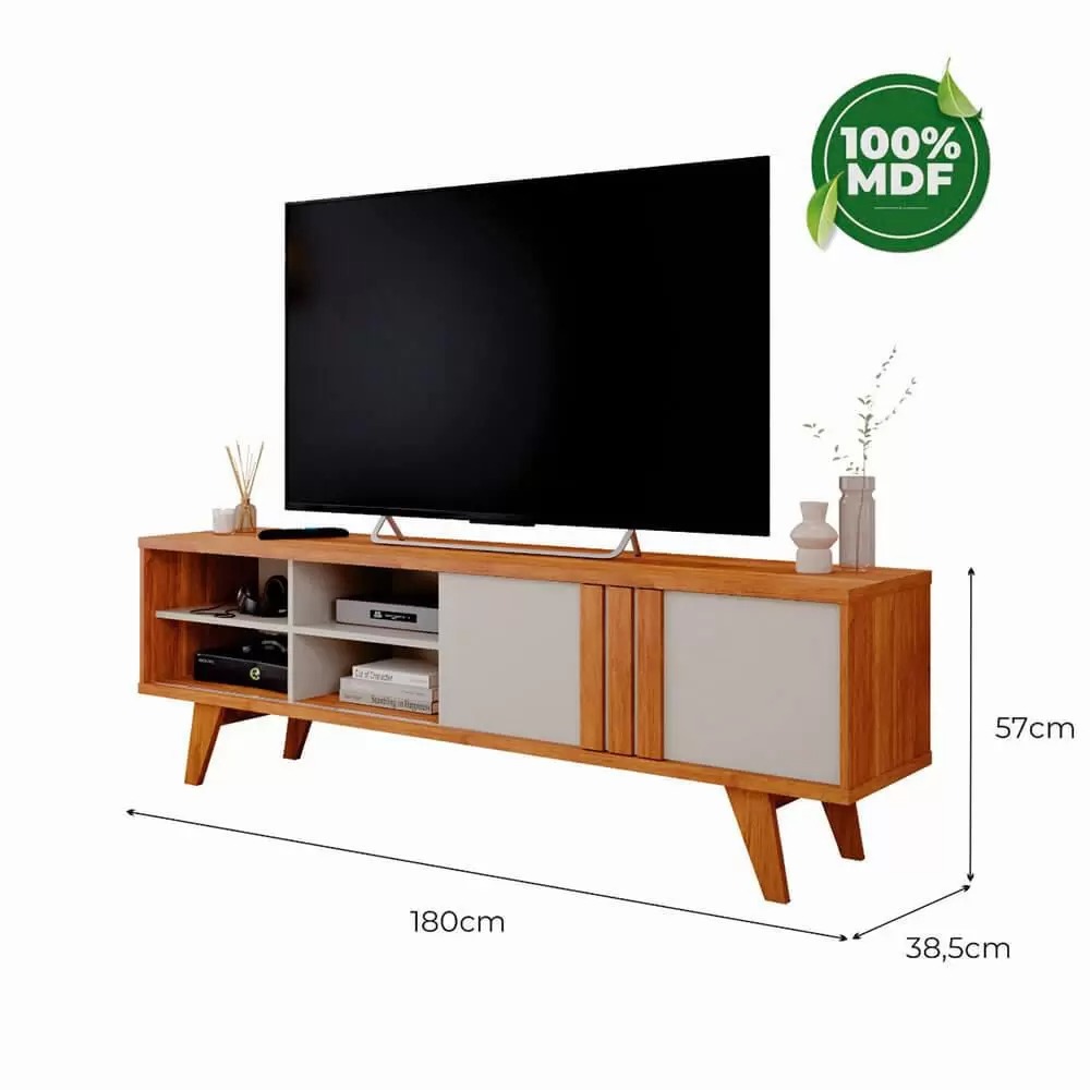 Bancada Paraty + Painel Sotile 100% MDF Tv até 70 - Permobili - ítaly ...