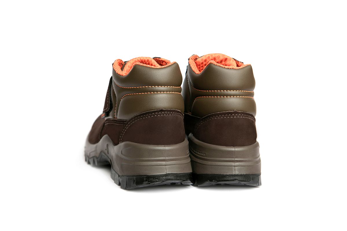 BOTA VELCRO NOBUCK MARROM BICO PLASTICO CA 35437 DELTA PLUS