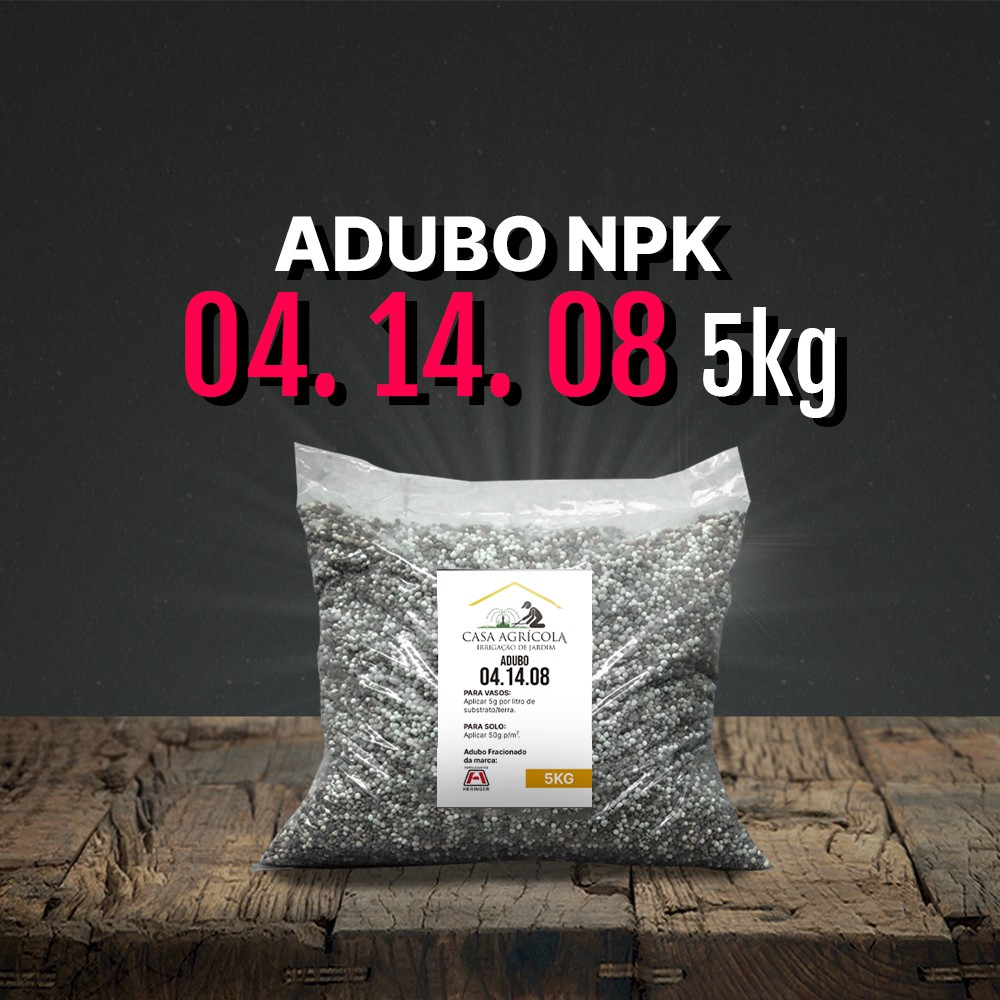 5 Kg - Adubo Fertilizante NPK 04.14.08 : : Casa