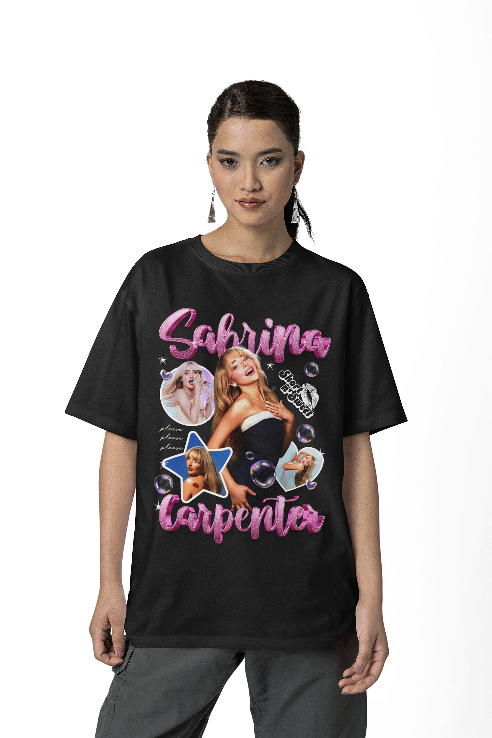 Camiseta Sabrina Carpenter - Starcups Produtos Personalizados
