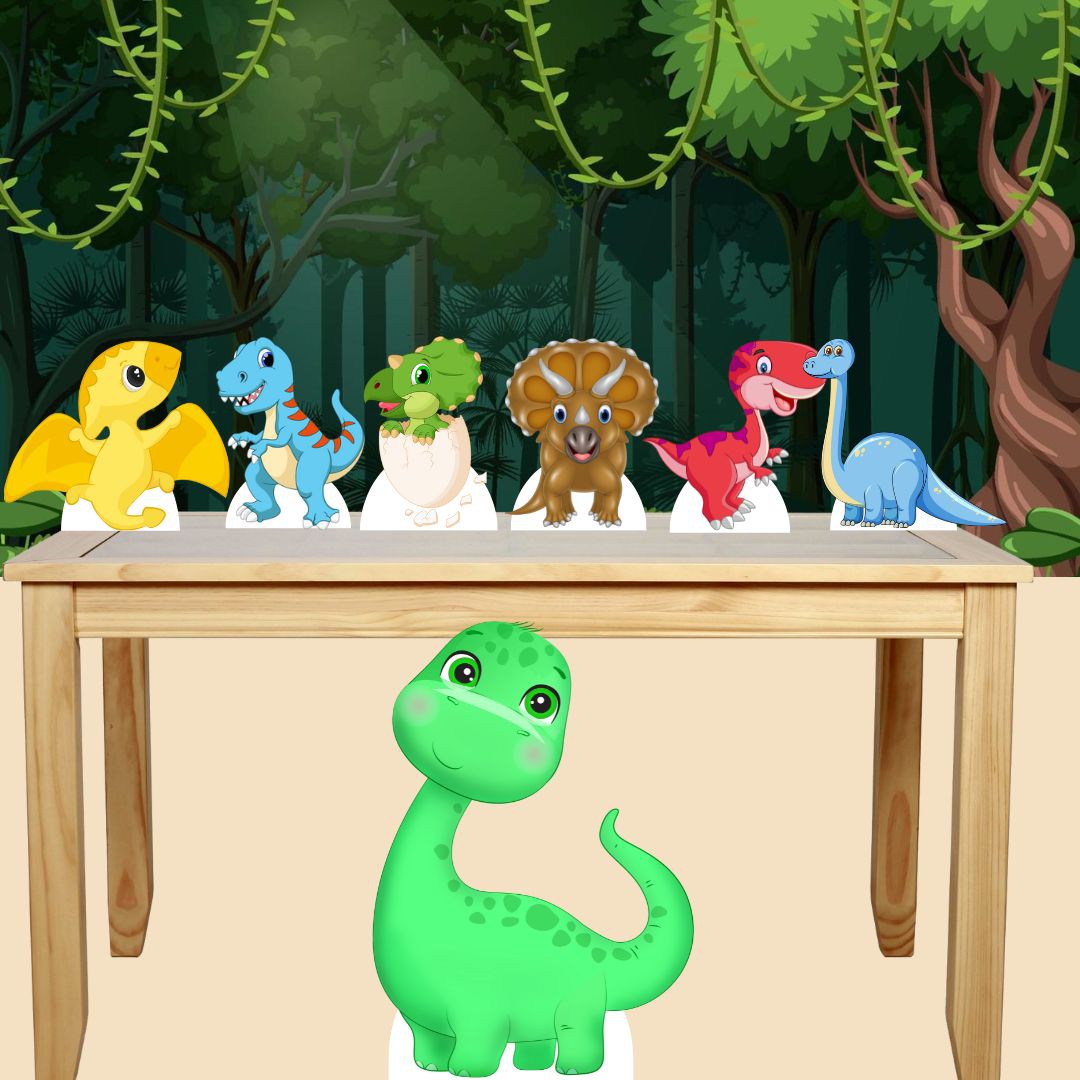 kit display mdf dinossauro baby