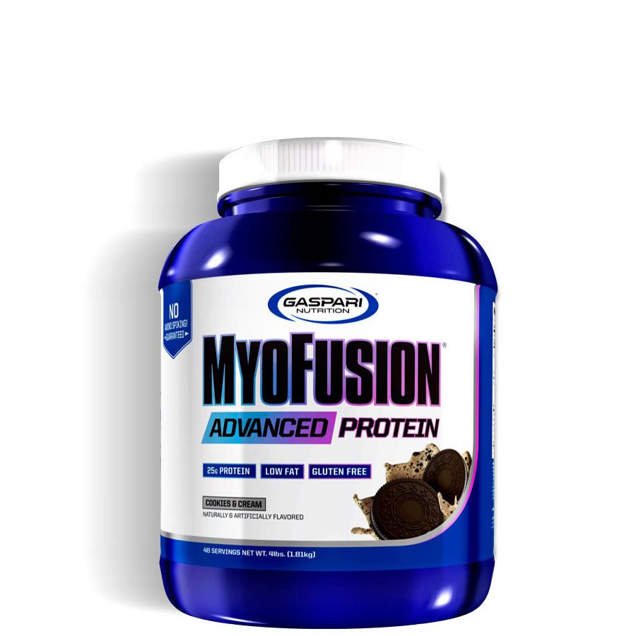 Gaspari Nutrition Myofusion Whey Protein 4lbs Cookies Cream - Gaspari ...