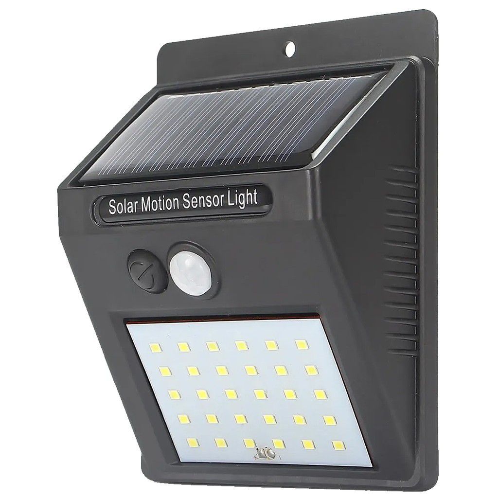 Arandela Luminária 30 Led Energia Solar Sensor De Presença - MAGAZINE -  Moda, calçados, acessórios; eletrônicos; ferramentas; esporte e fitness;  joias; pet; suplementos; brinquedos;