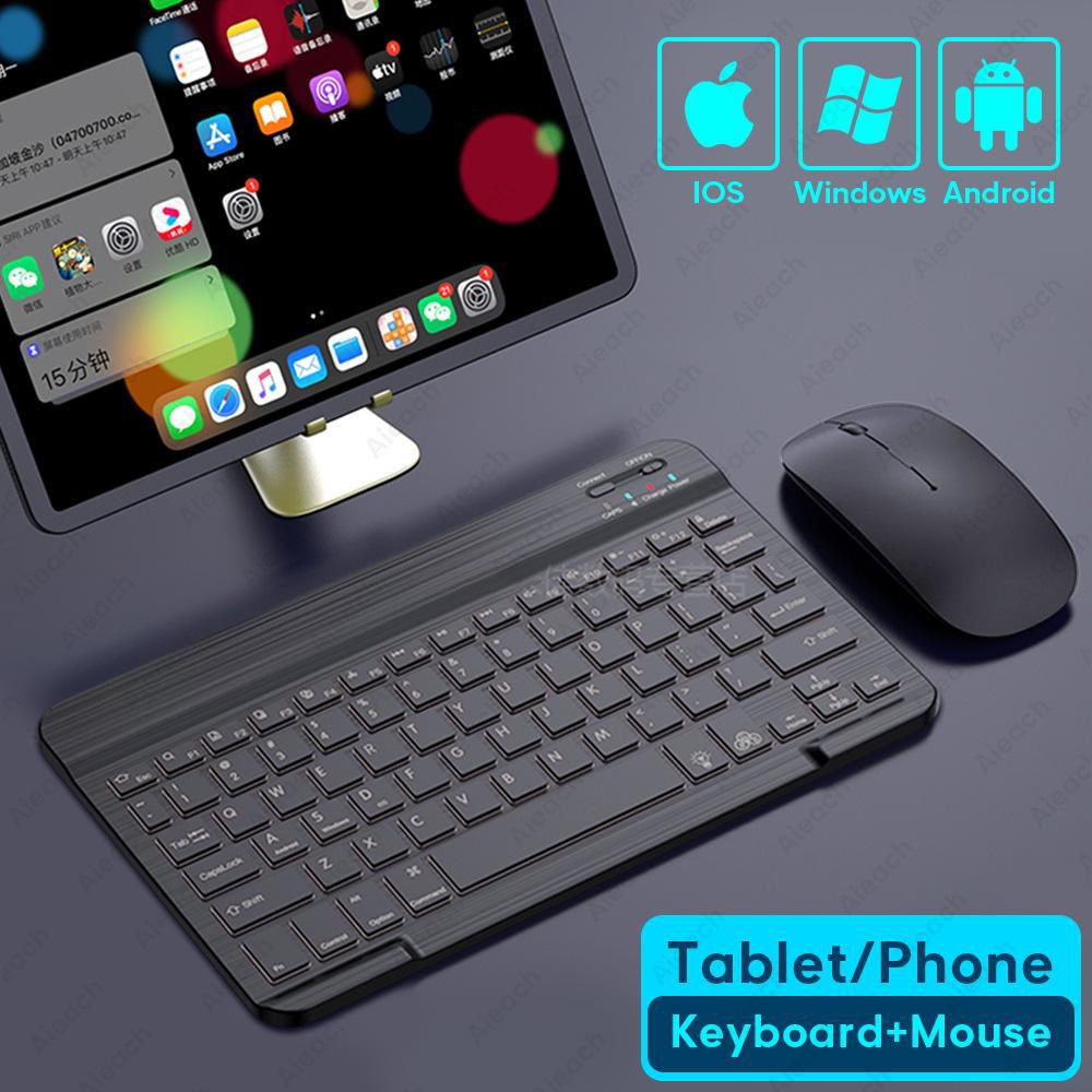 Teclado Bluetooth sem Fio Aieach com Mouse para Tablet iPad Huawei -  MAGAZINE - Moda, calçados, acessórios; eletrônicos; ferramentas; esporte e  fitness; joias; pet; suplementos; brinquedos;