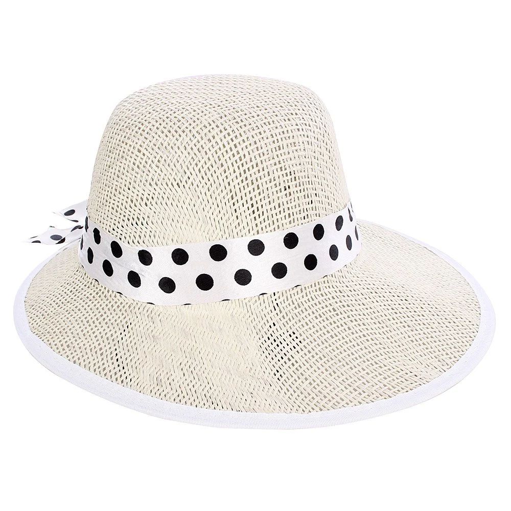 Chapéu Feminino Fedora Moda Praia Fibra Papel Fita Poá - Cor Branco -  MAGAZINE - Moda, calçados, acessórios; eletrônicos; ferramentas; esporte e  fitness; joias; pet; suplementos; brinquedos;