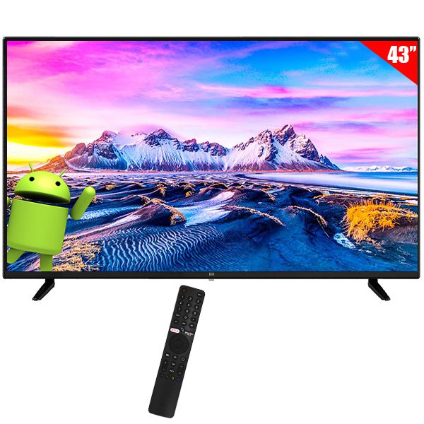 Smart TV LED 43" Xiaomi Mi TV P1 L43M6-6ARG 4K Ultra HD Android Wi-Fi ...