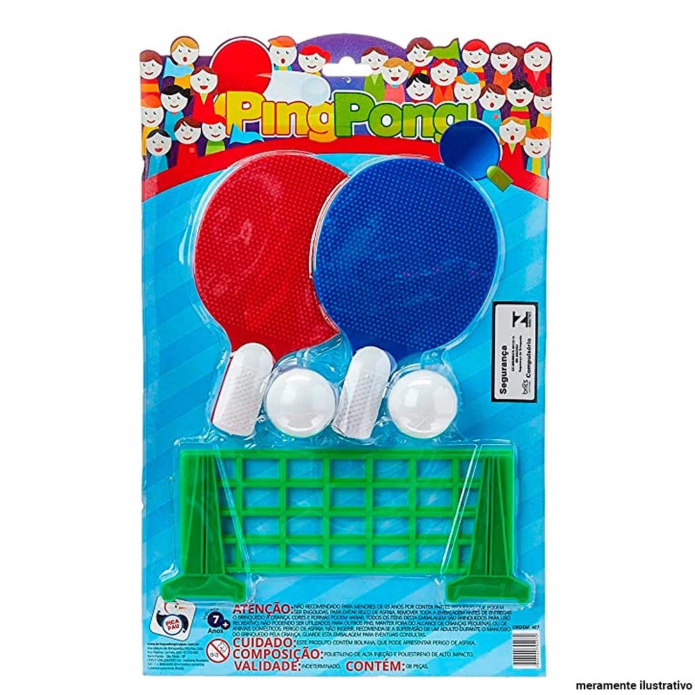 Jogo Ping Pong Set Brinquedo Infantil com 08 peças Pica Pau - MAGAZINE -  Moda, calçados, acessórios; eletrônicos; ferramentas; esporte e fitness;  joias; pet; suplementos; brinquedos;