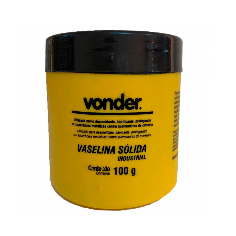 Vaselina Sólida Industrial 100g - VONDER-5160100000
