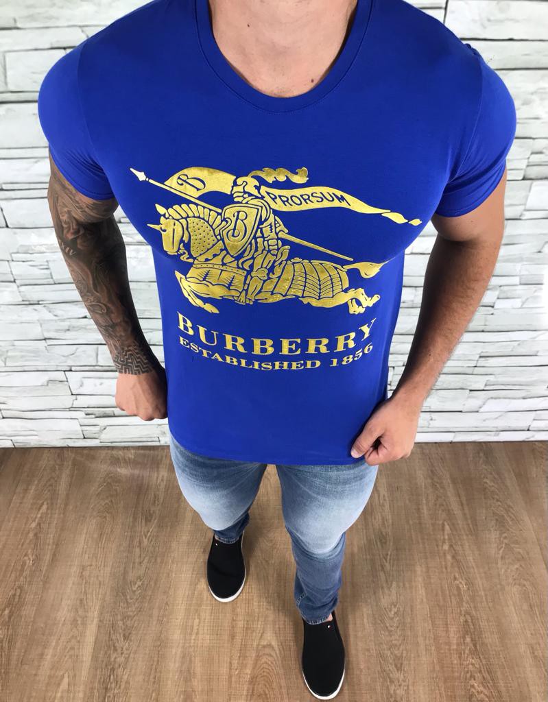 Camiseta Masculina BURBERRY Azul Bic KNIGHT - MAGAZINE - Moda, calçados,  acessórios; eletrônicos; ferramentas; esporte e fitness; joias; pet;  suplementos; brinquedos;