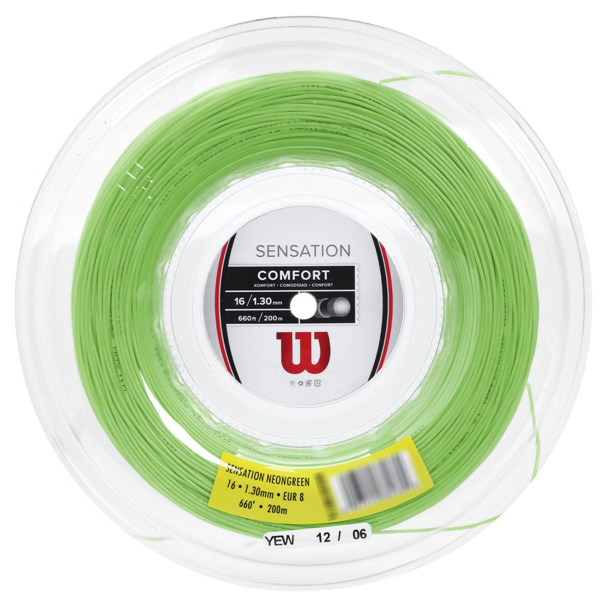 Corda para Raquete de Tênis Wilson Sensation 1.30mm Verde - 6zero - A Loja  do Tenista