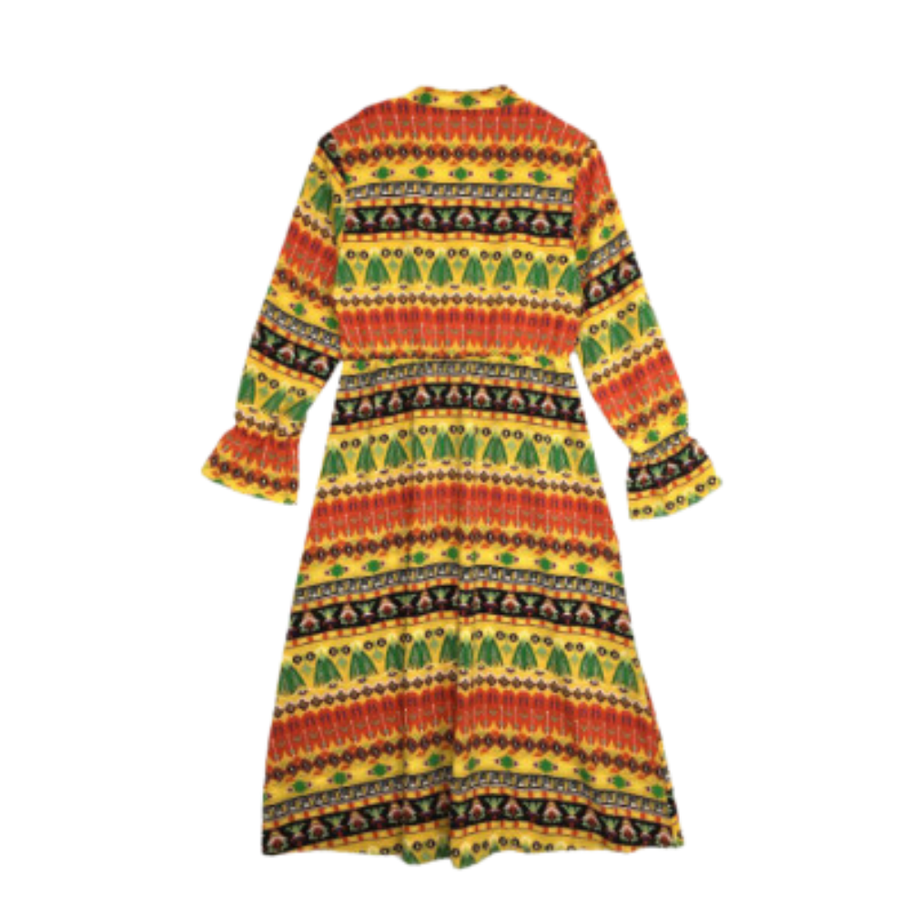 Vestido Fluído Estampado