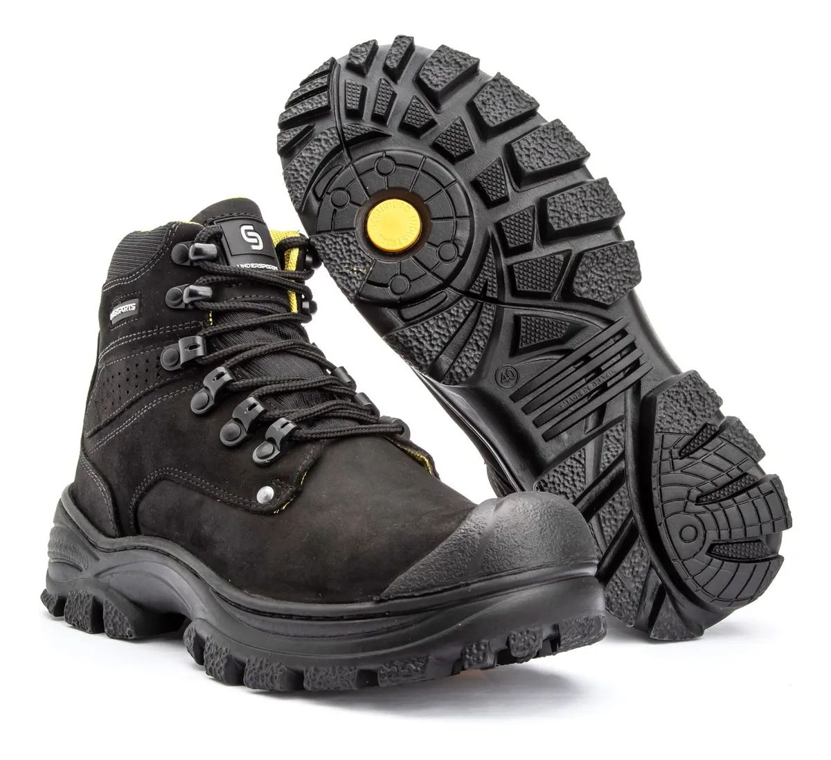 Bota Masculina Adventure Cinza em Couro