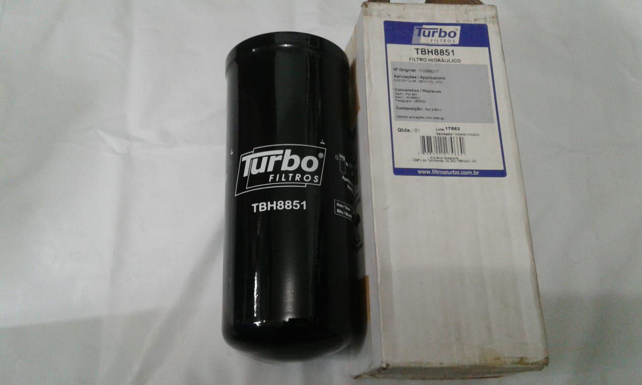 Filtro Óleo Hidráulico Turbo Filtros TBH8841 82003166 Wh945