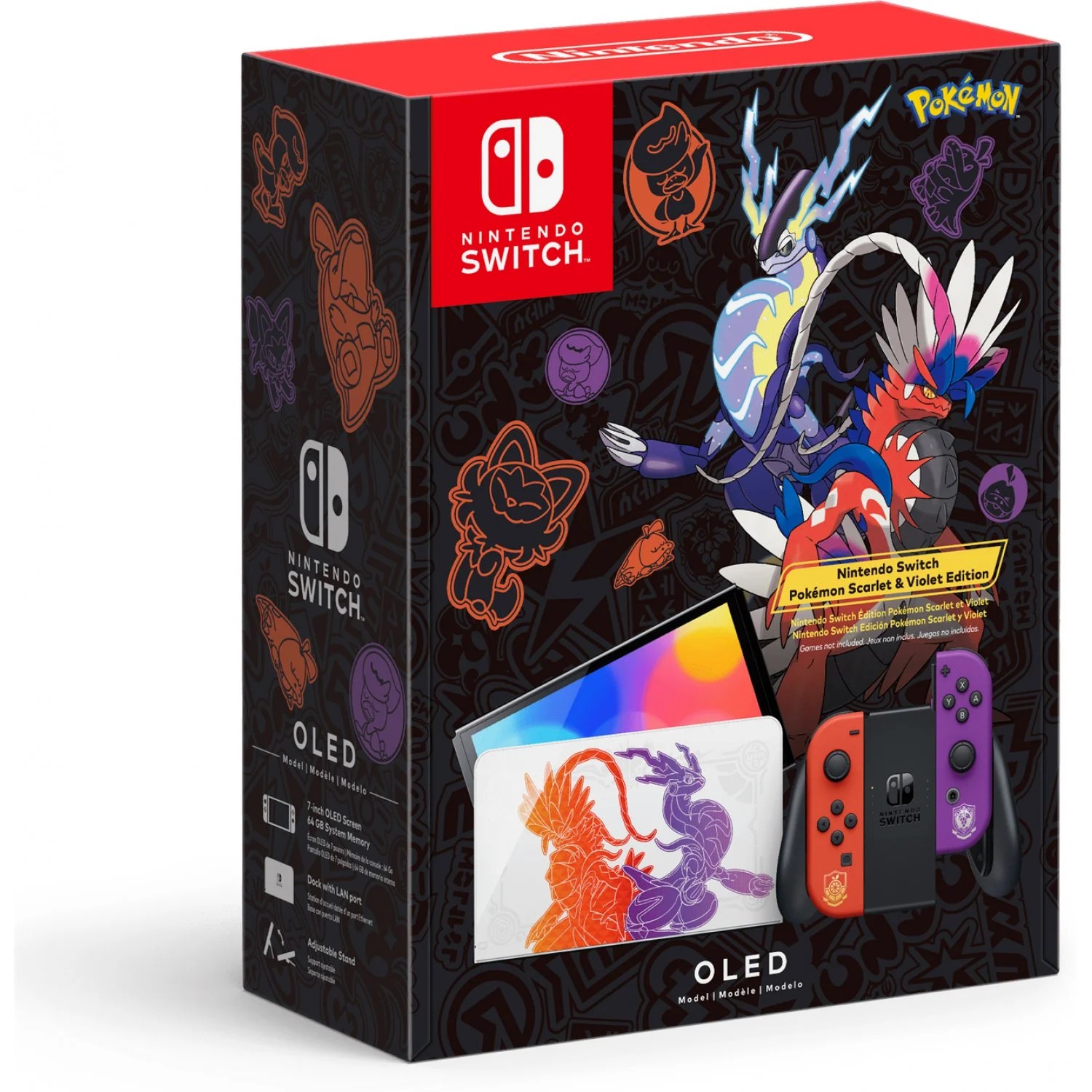 Nintendo Switch Oled 64 Gb + 3 Jogos - Receba Hoje Sp