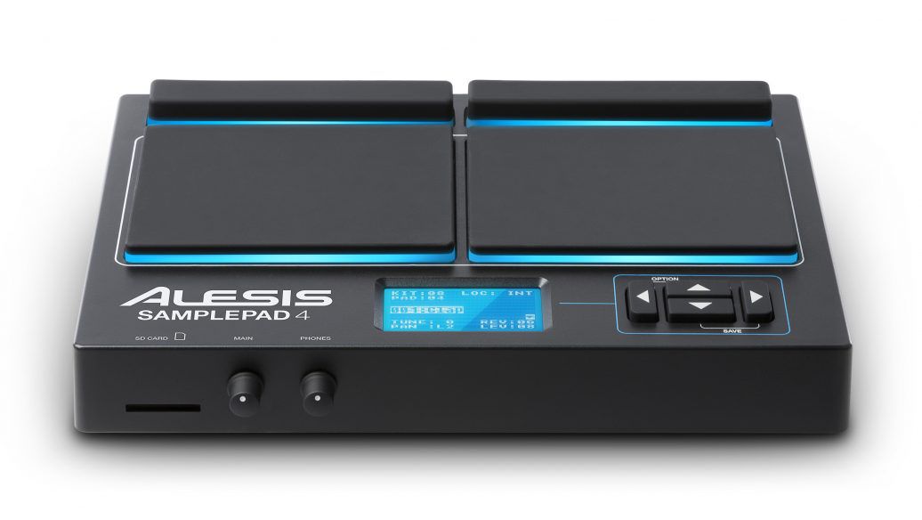 Alesis SamplePad 4 サンプラー Alesis Samplepad 4 Pad Percussão USB Midi 25 Sons SAMPLEPAD4 - O