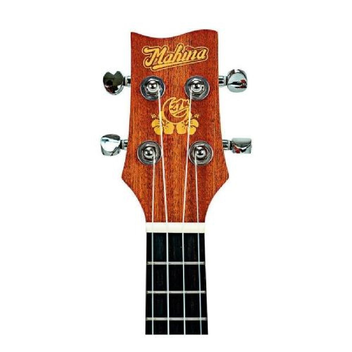 Ukulele Soprano Ukam UK-21 In Mogano - Con Accordatore, Custodia, Corde Extra, Plettri E Capotasto