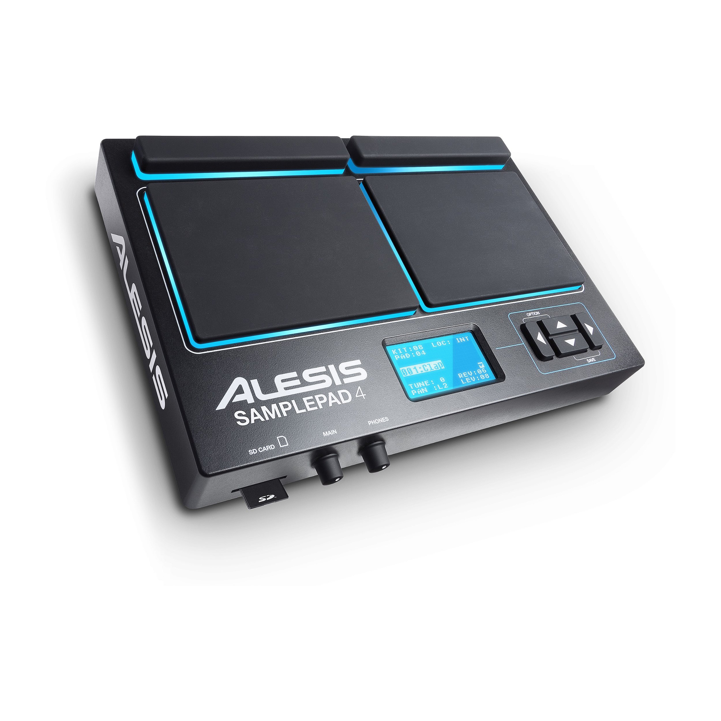 Kit Samplepad Alesis 4 Eletrônica USB Midi + Suporte Torelli - O