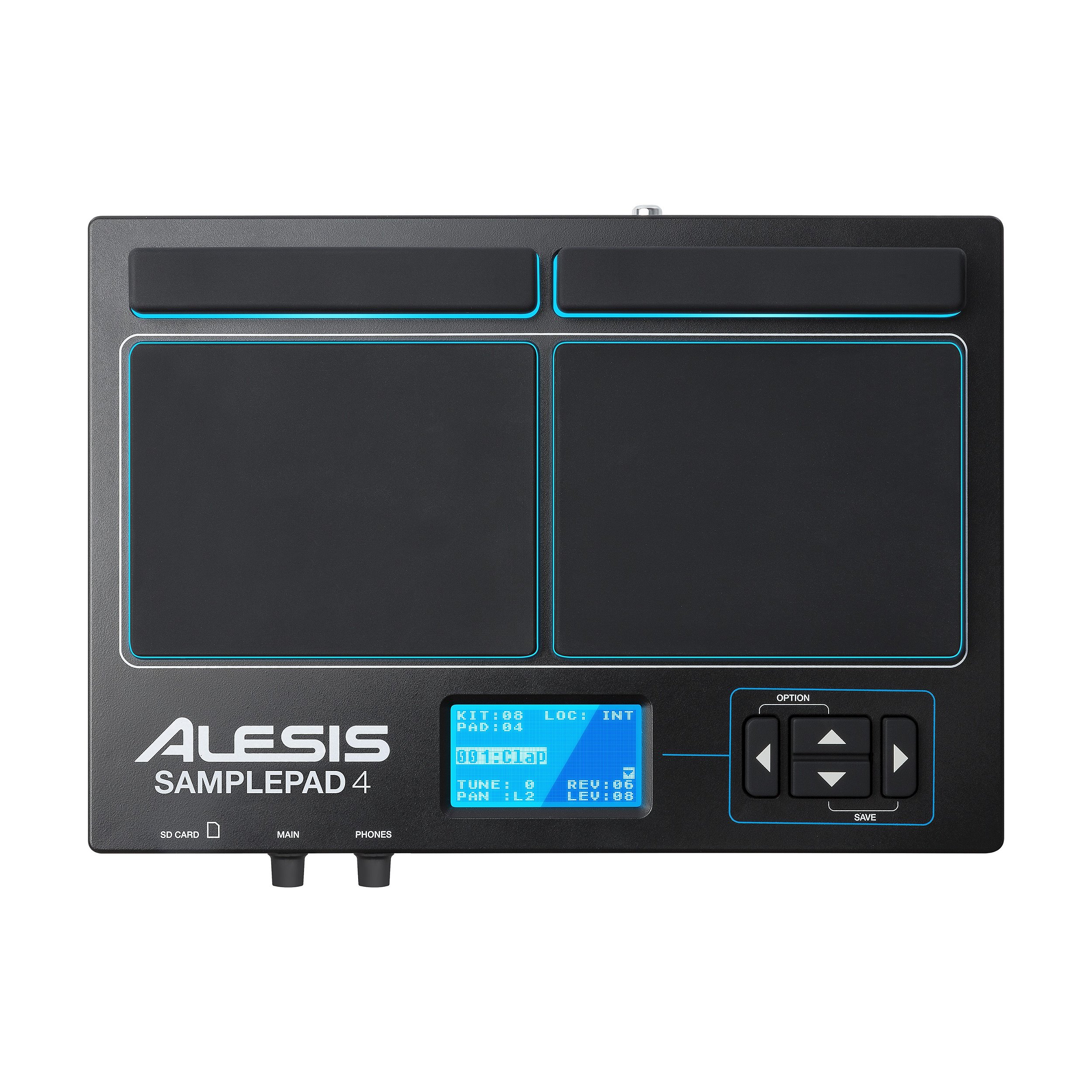 Kit Samplepad Alesis 4 Eletrônica USB Midi + Suporte Torelli - O