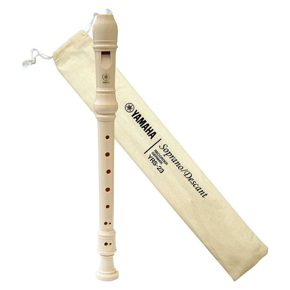 Flauta Doce Yamaha Soprano Germânica YRS-23 - O Acústico