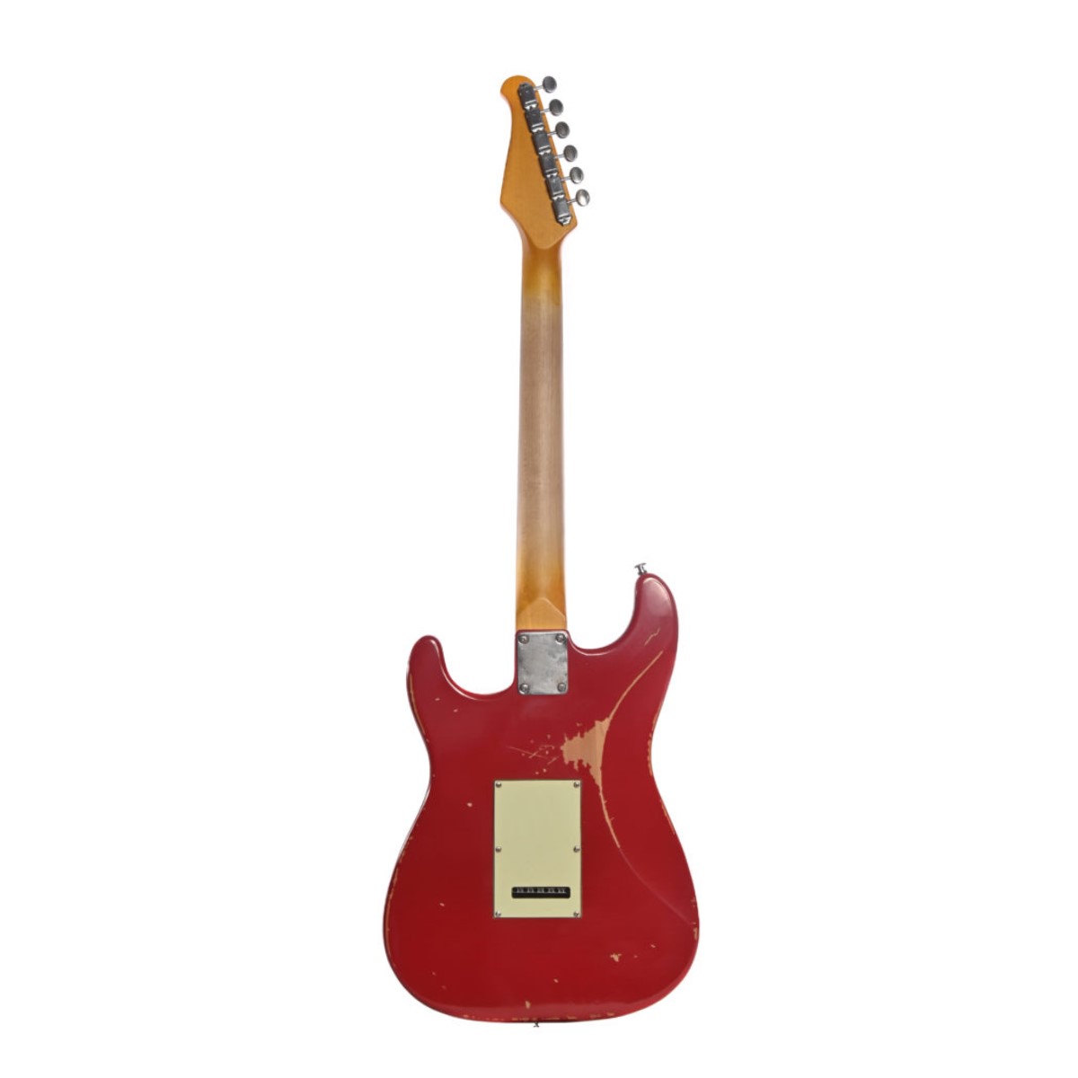 Guitarra Profissional Seizi Shinobi Relic Fiesta Red Com Case - O
