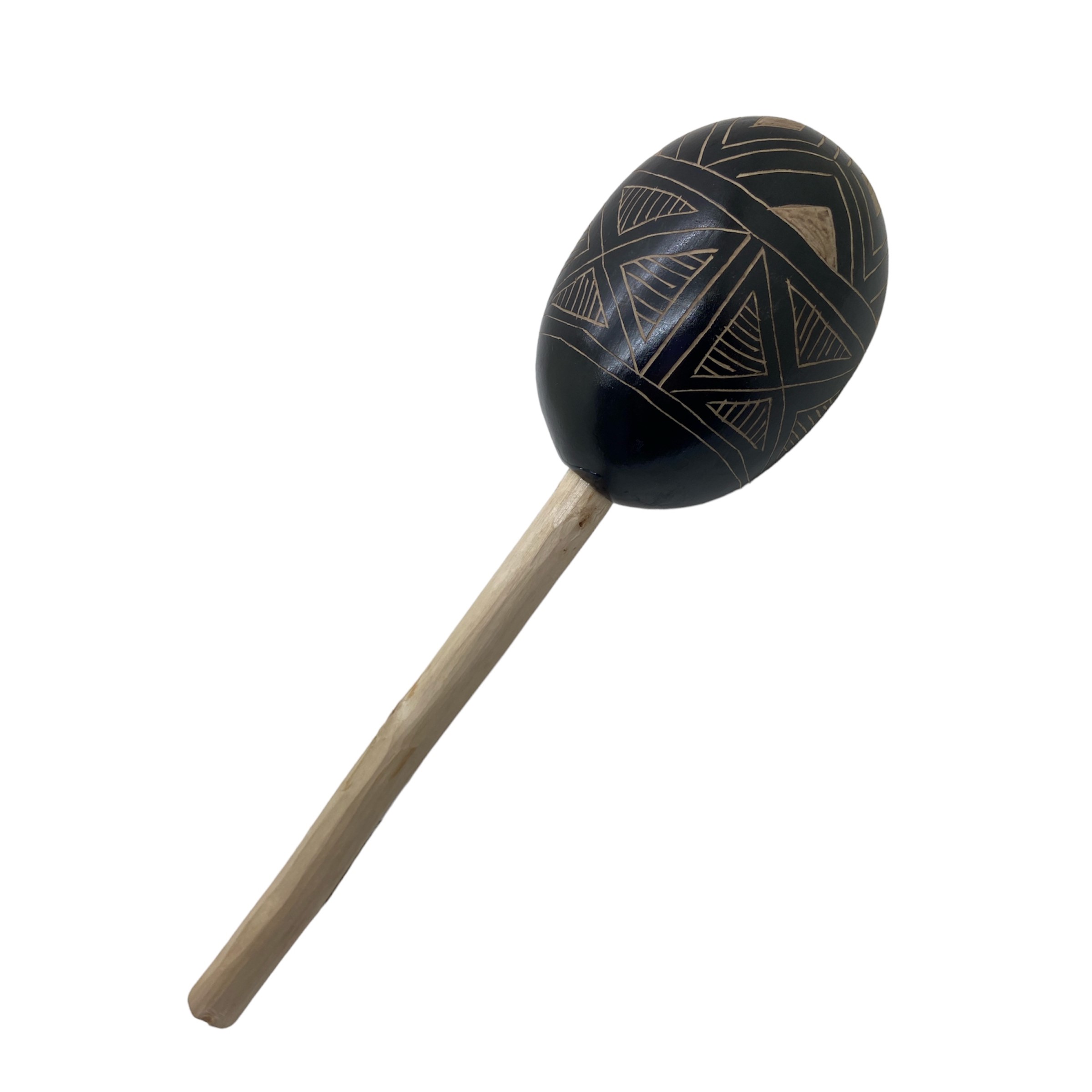 Maraca Chocalho Instrumento Indígena Cabaça Artesanal Par - O Acústico ...