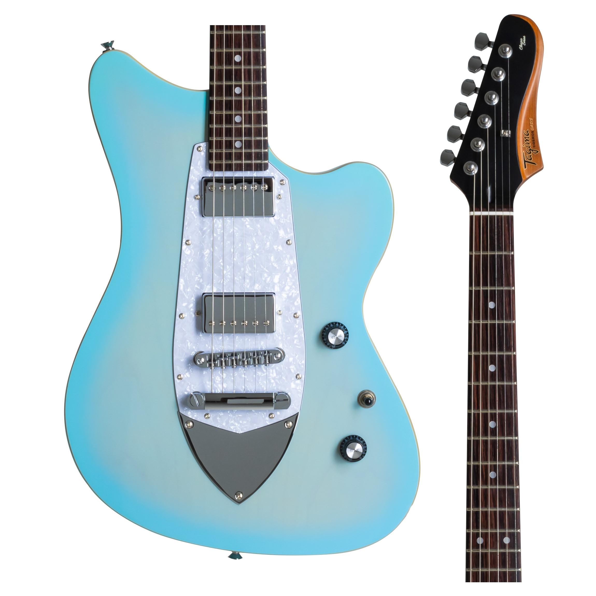 Guitarra Tagima Jazzmaster Cosmos Oasis Ocean Blue Swamp Ash - O