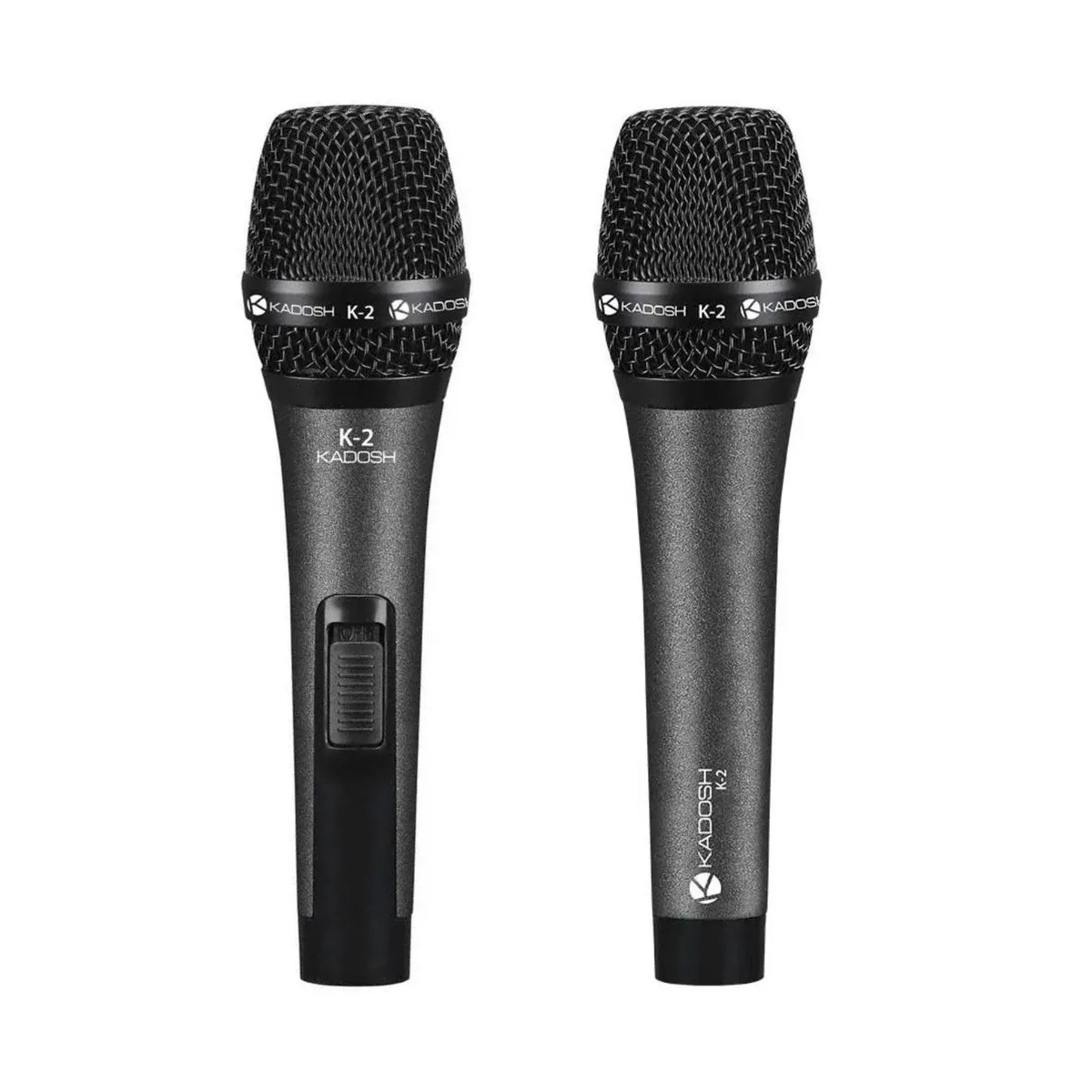 Microfone Dinâmico Cardioide Com Fio Kadosh K2 Preto - O Acústico