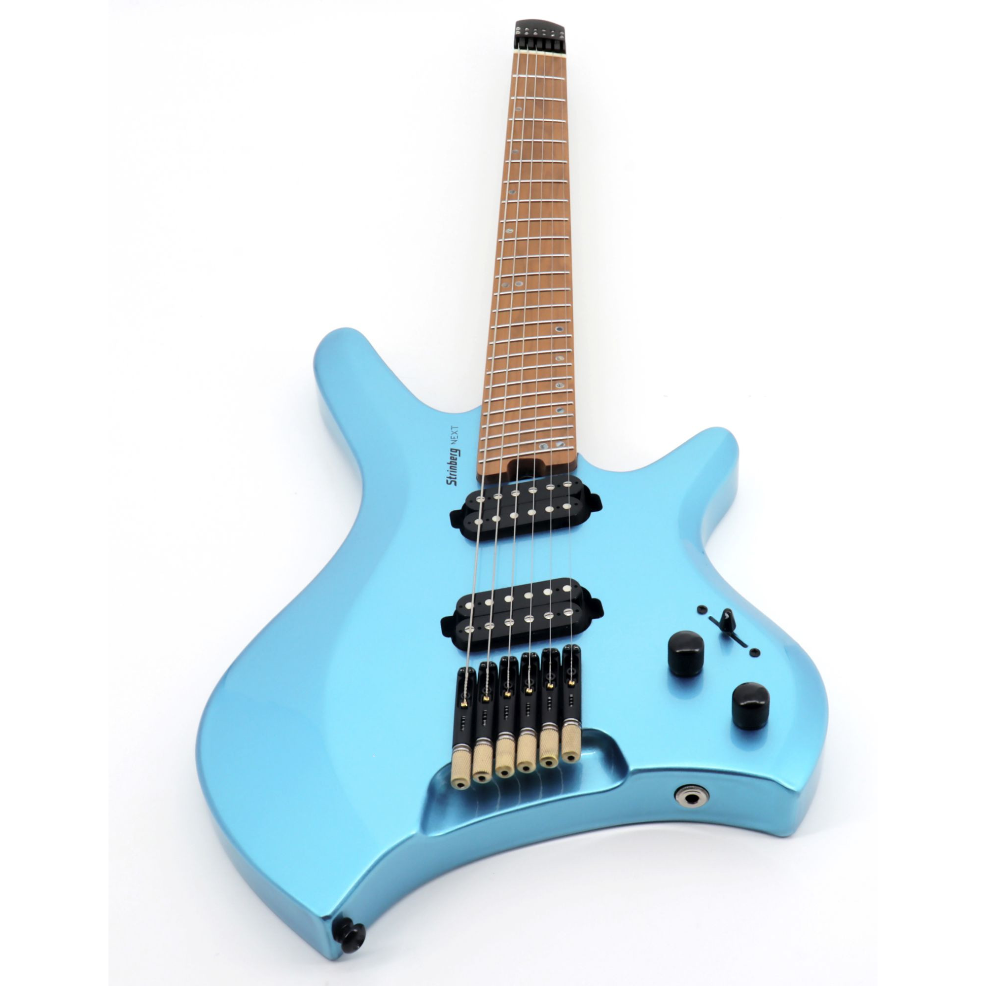 Guitarra Elétrica Strinberg Headless SHN6 Next Azul Com Bag - O