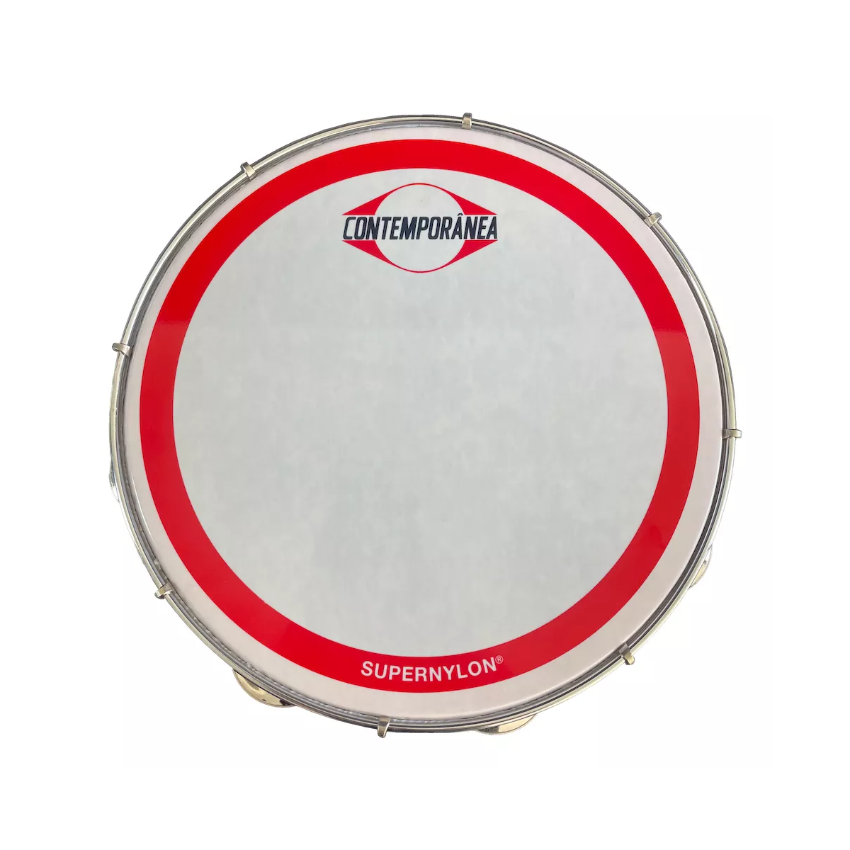 Pandeiro Contemporânea Profissional Super Nylon Red 11