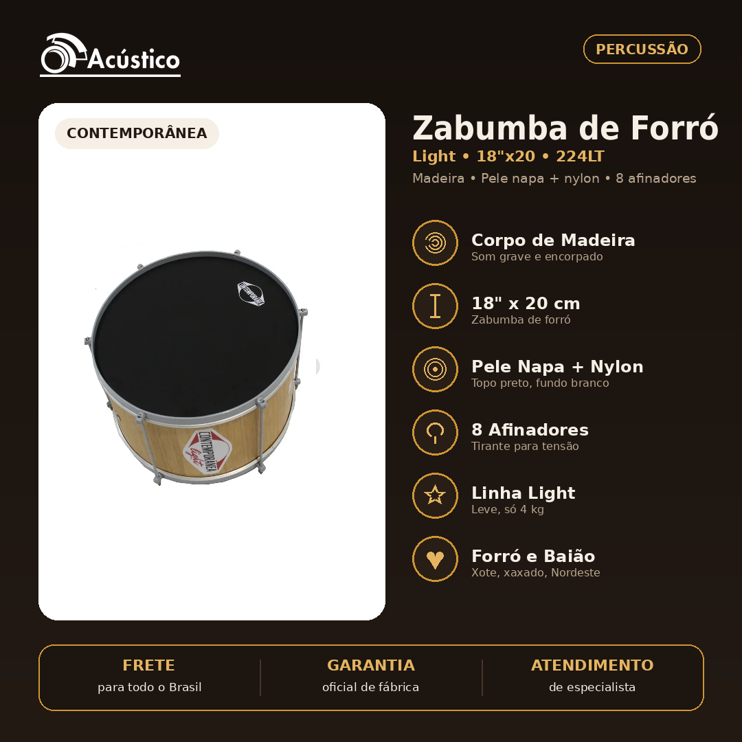 Zabumba Contemporânea Light 18