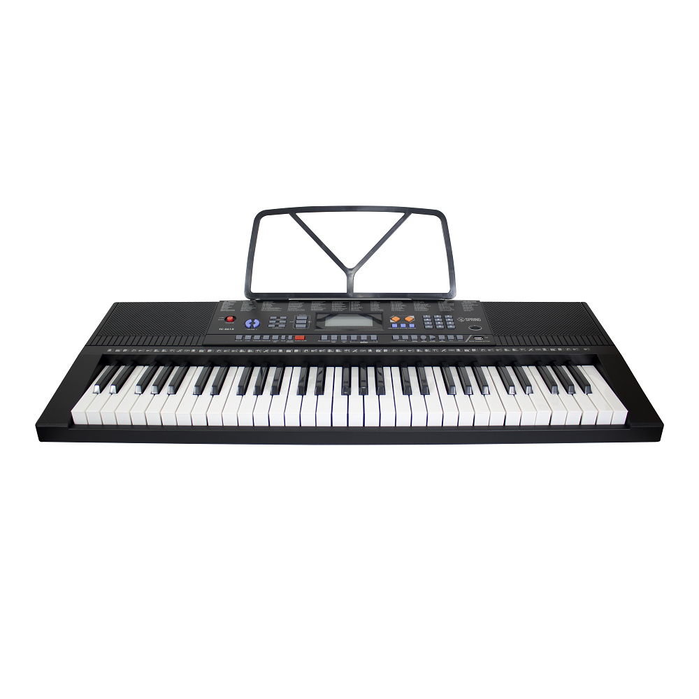 Teclado Musical Spring 61 Teclas Com USB Timbres E Ritmos - O