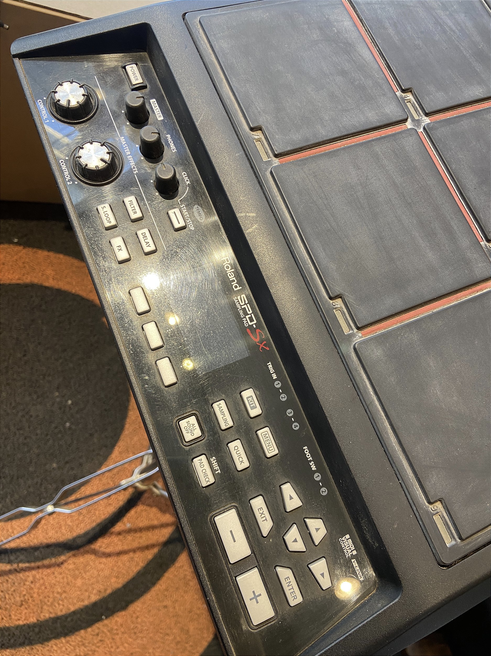 USADO Sampling Pad Percussão Roland SPD-SX Multi-pad - O Acústico