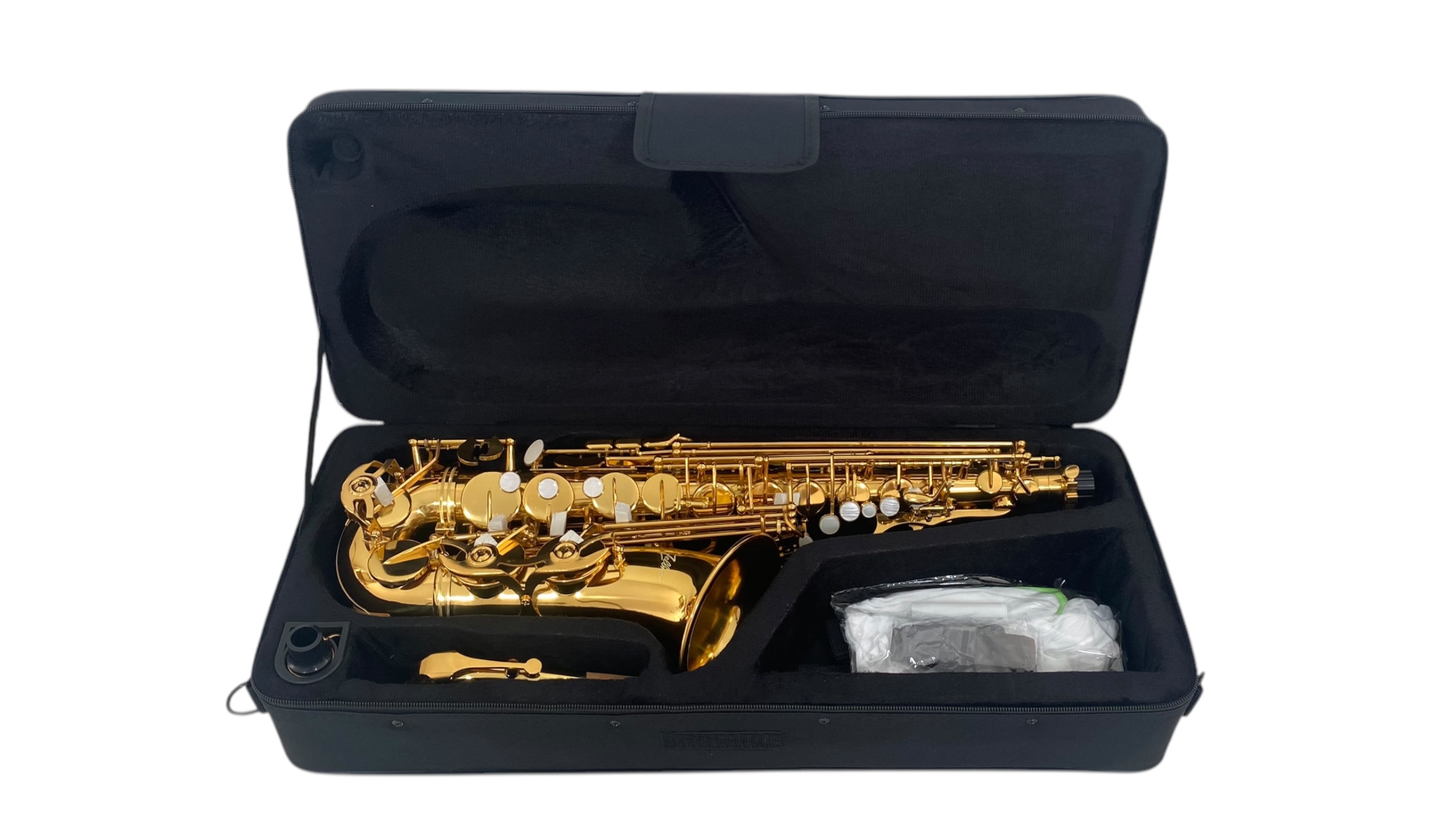 Saxofone Zellmer Alto Laqueado Afinação Mib (Eb) -ZAS-600L - O
