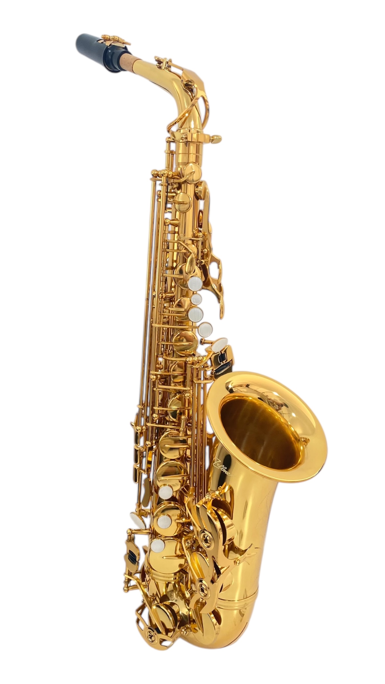 Saxofone Zellmer Alto Laqueado Afinação Mib (Eb) -ZAS-600L - O