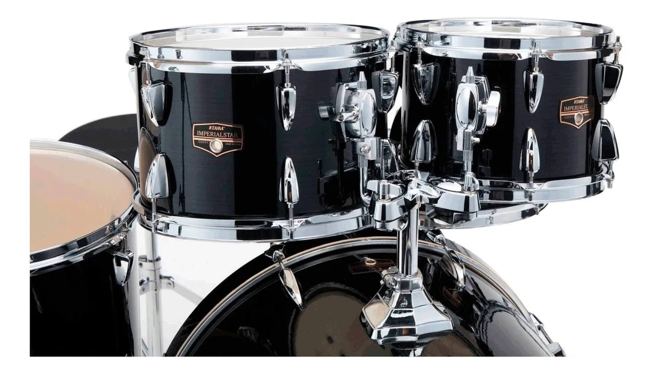 Bateria Tama Imperial Star Hairline Black 5 Peças - O Acústico