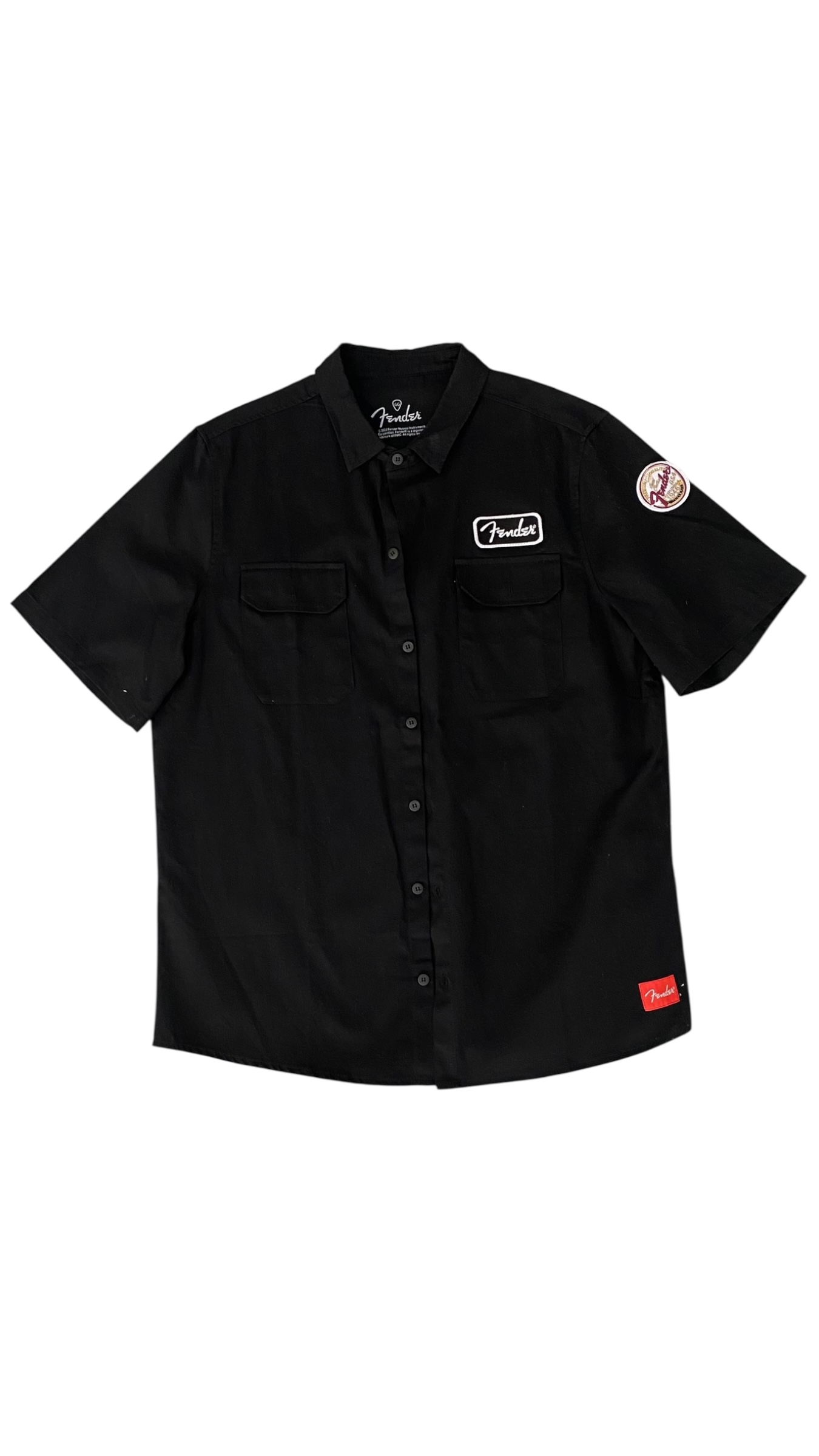 Camisa Fender Truck BK - O Acústico - Referência em instrumentos