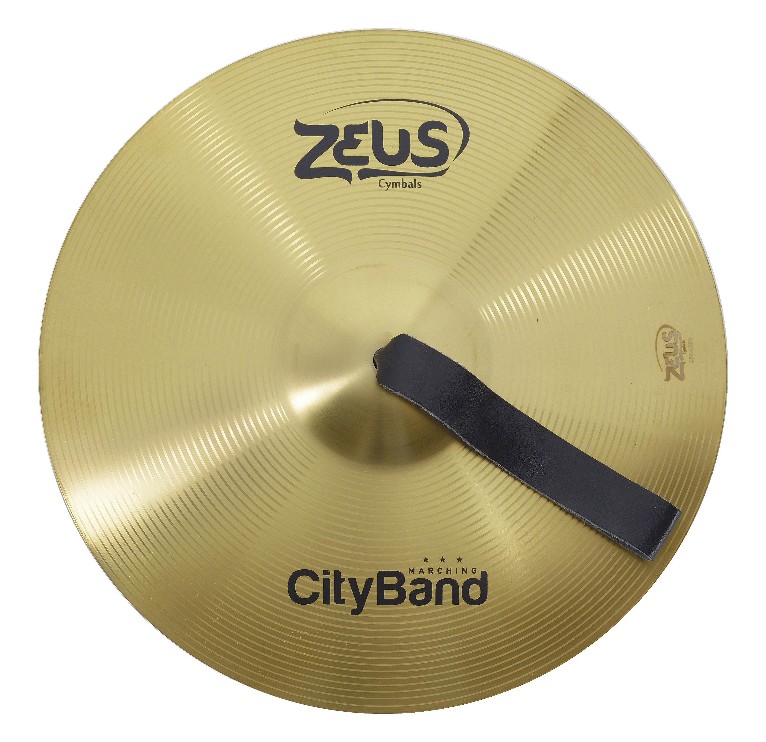 Prato Bateria Zeus Cityband 16 Pol Fanfarra Brass Zma16 Par - O