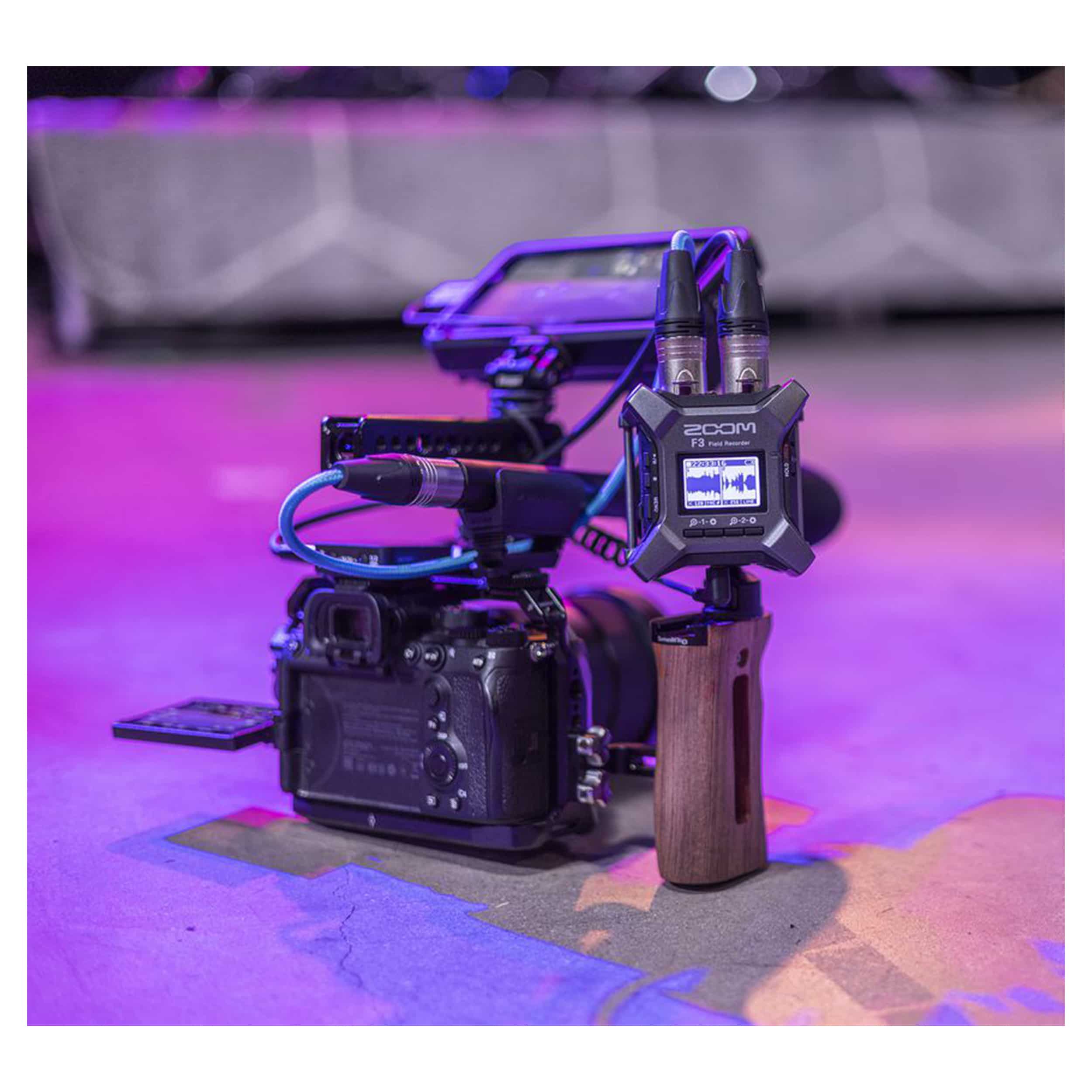 Gravador De Áudio Externo Zoom F3 Field Recorder - O Acústico